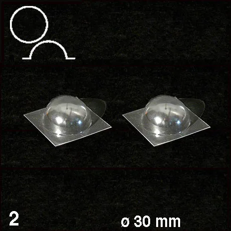 schulcz-building-parts-oberlicht-rund-transparent-d-30-mm image 1