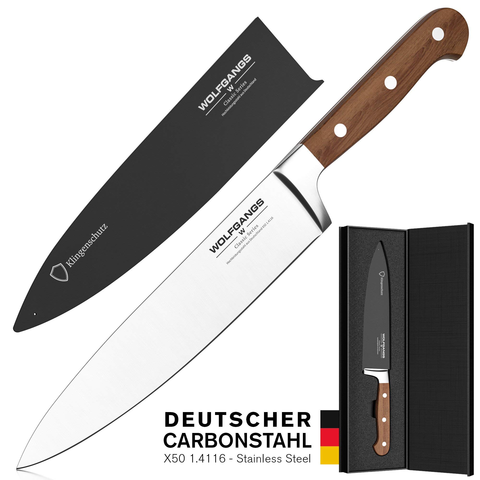 wolfgangs-kochmesser-20-cm-rostfrei-braun-chefmesser-mit-h-lle image 2