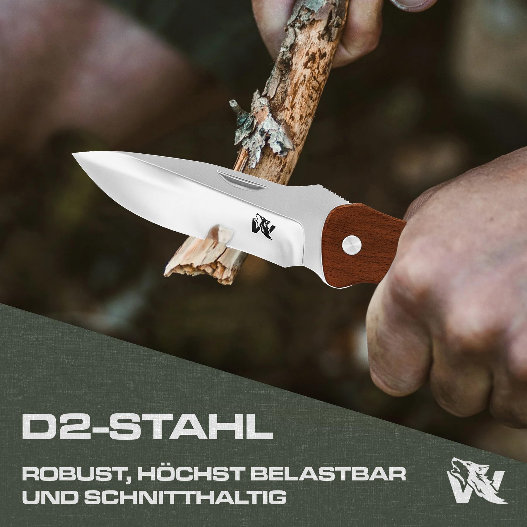 wolfgangs-ferox-zweihand-klappmesser-d2-ebenholz-lederholster image 2