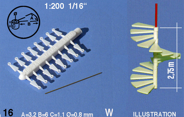 schulcz-building-parts-steps-wendeltreppe-stufen-1-200-wei-0-9-mm image 1