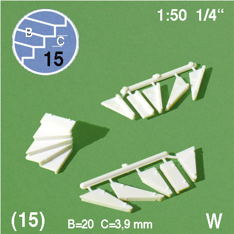 schulcz-building-parts-treppe-90-modelltreppe-1-50-wei image 1