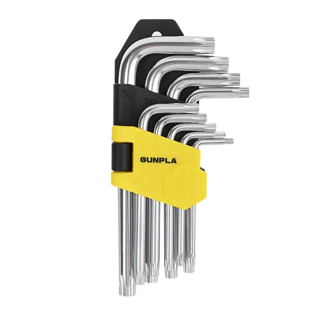 gunpla-wrenches-torx-winkelschl-sselsatz-t10-t50-kurz-9-tlg image 1