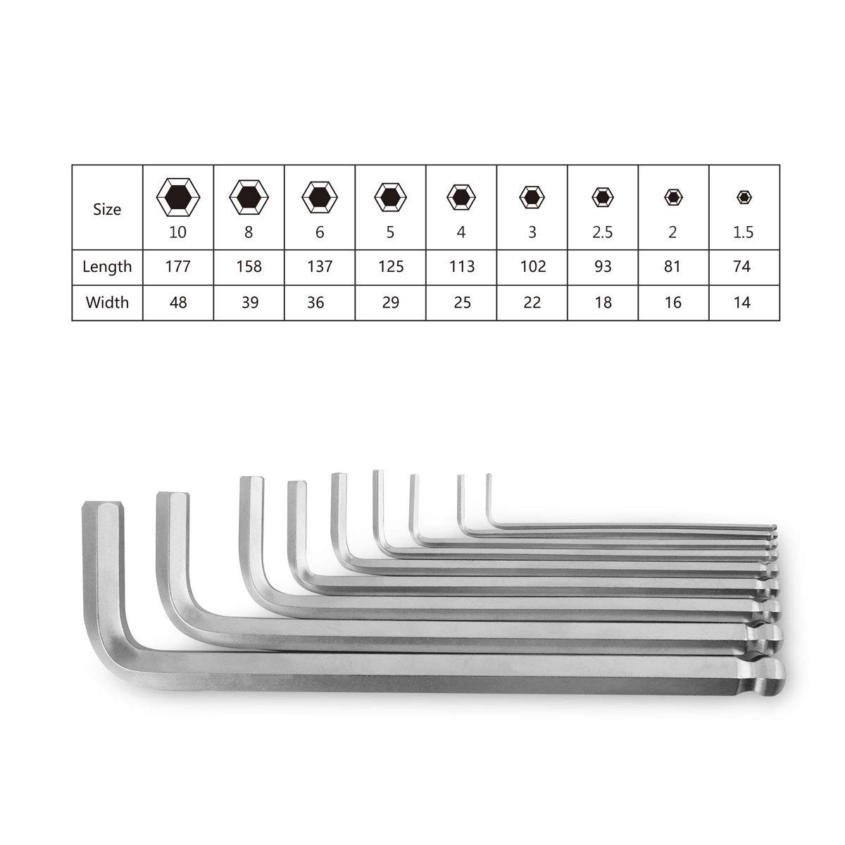 gunpla-innensechskant-torx-set-18-tlg-lang-cr-v image 7