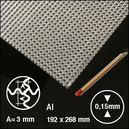 schulcz-sheet-material-cross-corrugated-metal-alu-200x295mm image 1