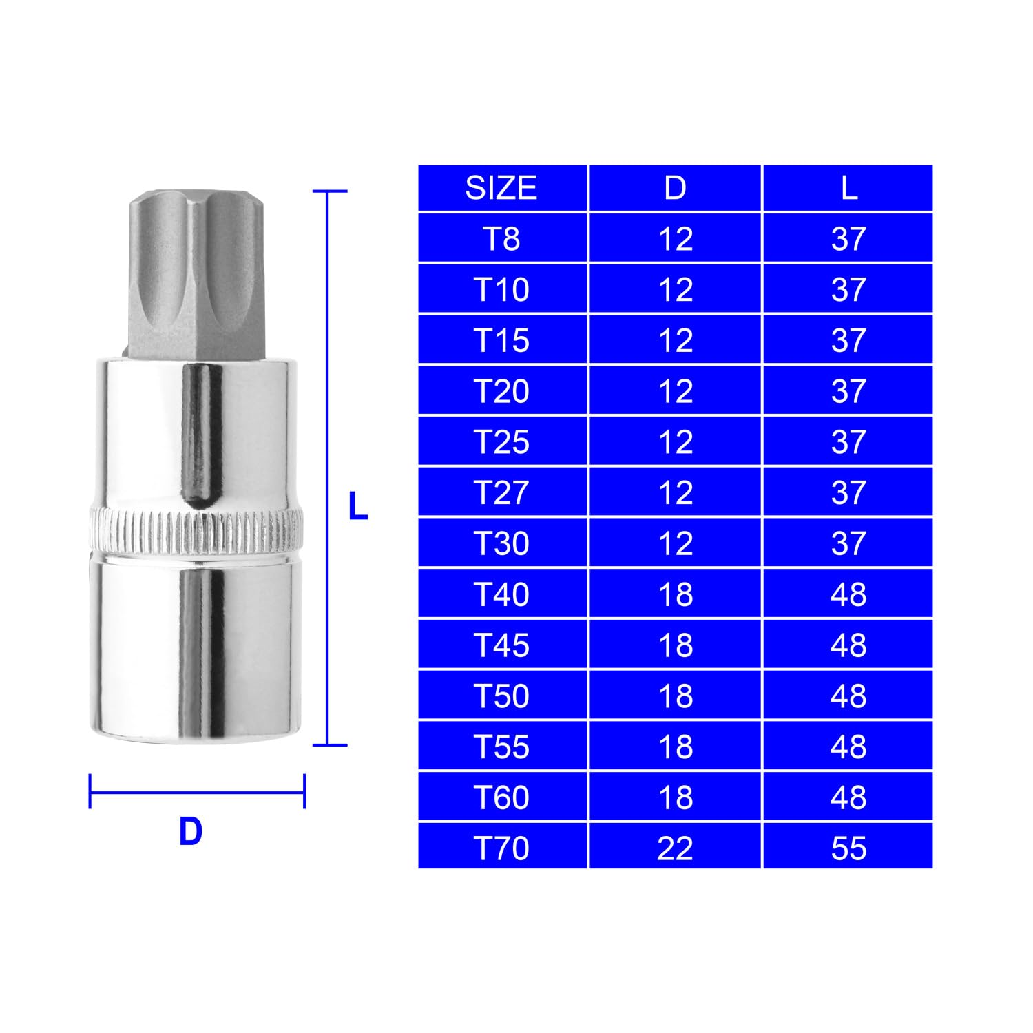 gunpla-torx-steckschl-ssel-satz-13tlg-t8-t70-stecknuss-set-koffer image 7