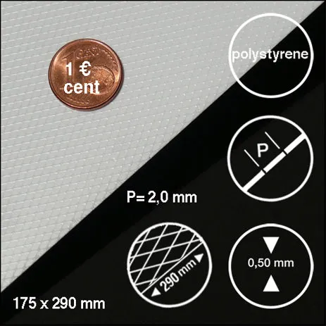 schulcz-building-parts-chequered-plate-riffelblech-hellgrau-175x290-mm image 1