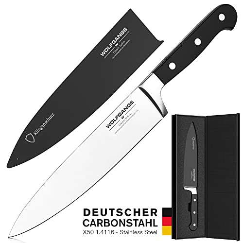wolfgangs-profi-kochmesser-edelstahl-20-cm-k-chenmesser-schwarz image 8