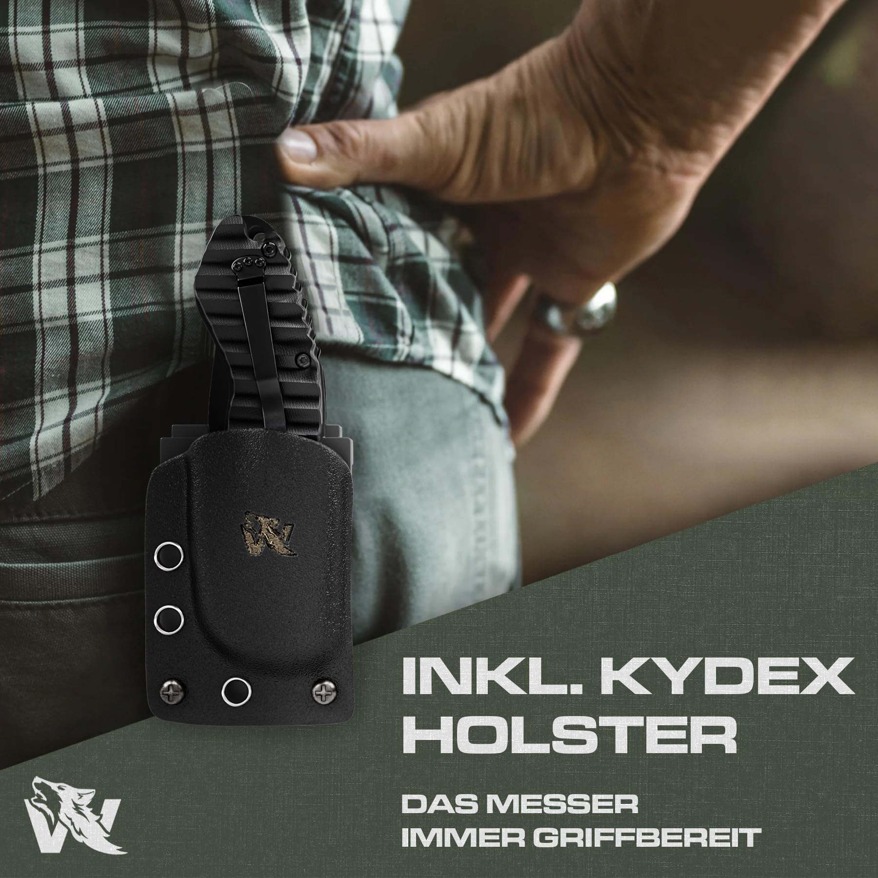 wolfgangs-gladio-zweihand-klappmesser-d2-schwarz-mit-kydex-holster image 4