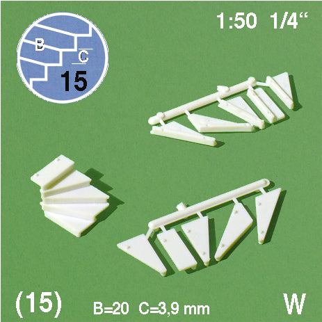 schulcz-building-parts-stufen-90-links-modelltreppe-1-50 image 1