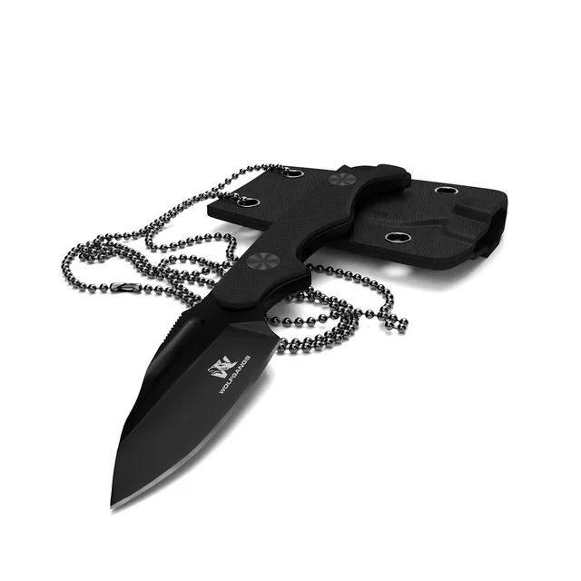 odenwolf-cito-neck-knife-d2-mini-messer-schwarz-6-cm image 1