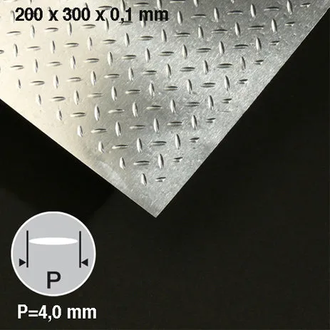 schulcz-building-parts-alu-bulb-plate-riffelblech-alu-290x390-mm image 1