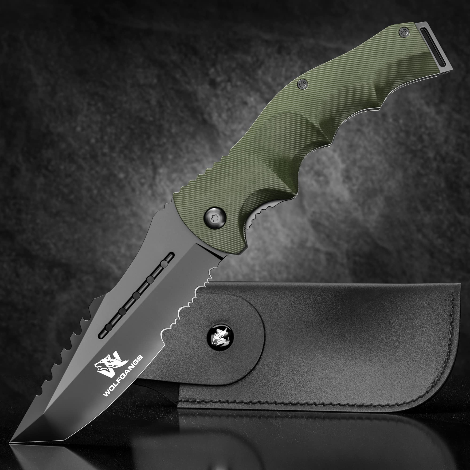 wolfgangs-undique-zweihand-klappmesser-440c-gr-n-schwarz image 6