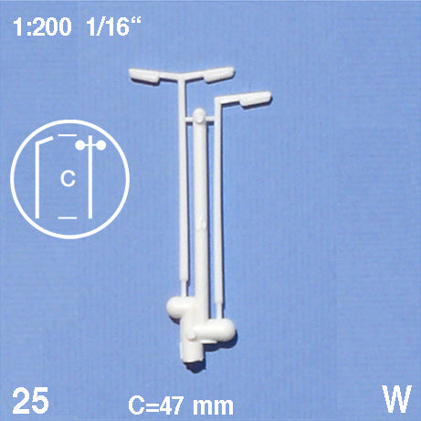 schulcz-building-parts-stra-enlaternen-1-200-wei-h-47-mm image 1