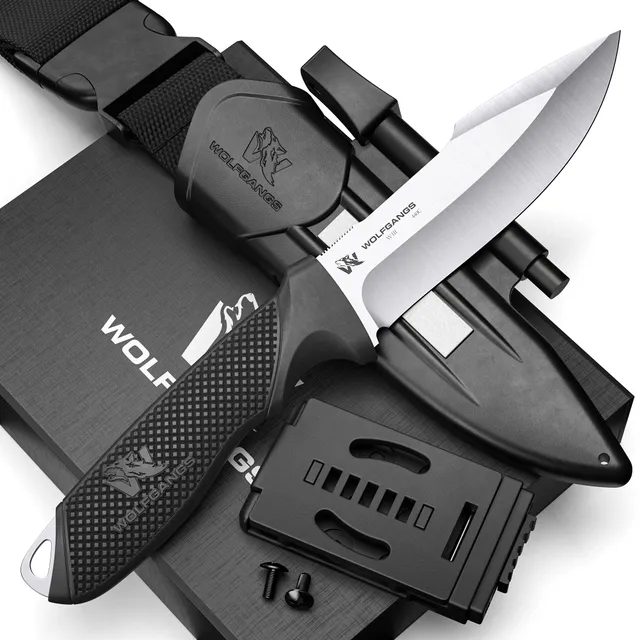 odenwolf-w3-outdoor-messer-d2-feststehend-mit-scheide-feuerstarter image 1