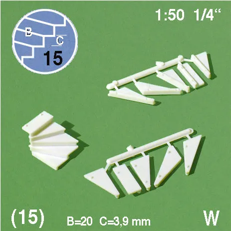 schulcz-building-parts-stufen-90-links-modelltreppe-1-50 image 1