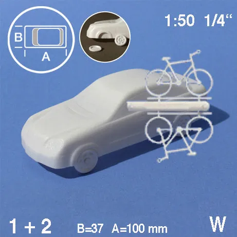 schulcz-vehicles-limousine-mit-fahrrad-modellauto-1-50-wei image 1