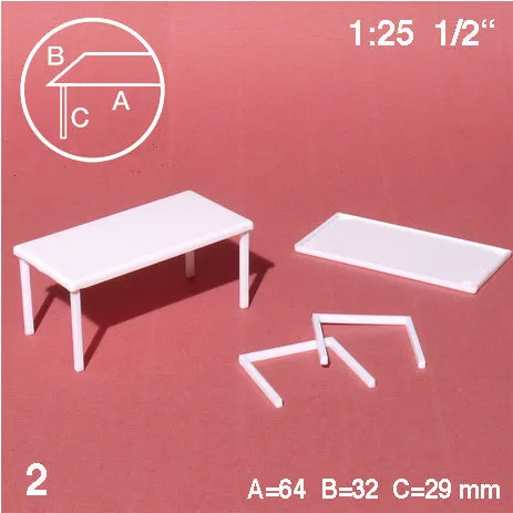 schulcz-furniture-tische-beine-separat-modellbau-1-25-wei image 1
