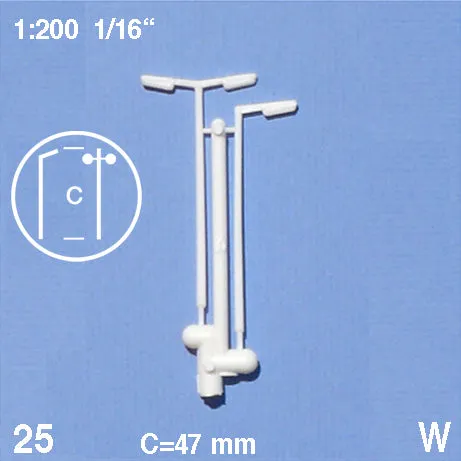 schulcz-building-parts-stra-enlaternen-1-200-wei-h-47-mm image 1