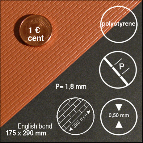 schulcz-sheet-material-brickwork-1-50-mauerplatte-rot-175x290-mm image 1