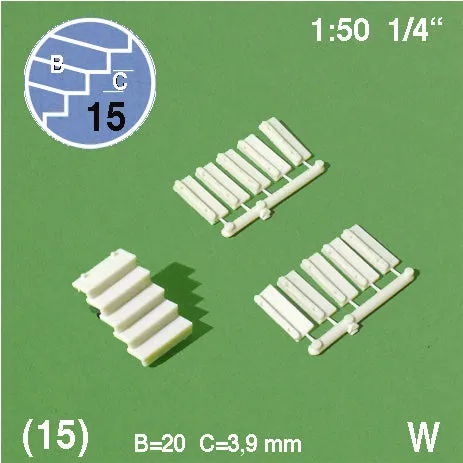 schulcz-building-parts-treppe-gerade-1-50-wei image 1