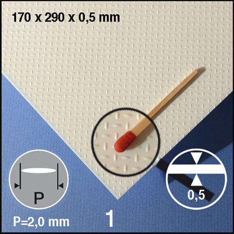 schulcz-building-parts-styrene-bulb-platte-wei-290x390-mm image 1