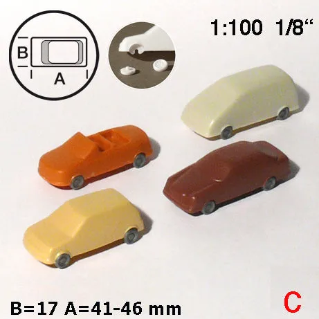 schulcz-vehicles-cars-4-autos-pastell-1-100-l-41-46-mm image 1