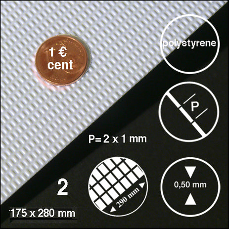 schulcz-sheet-material-gitter-platte-wei-175x290-mm-klein image 1
