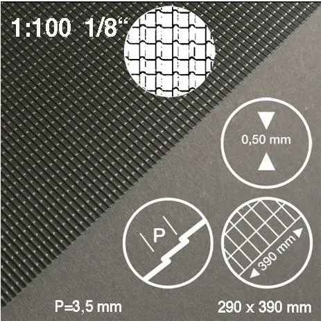 schulcz-sheet-material-dachziegel-modelldach-1-100-schwarz-290x390-mm image 1