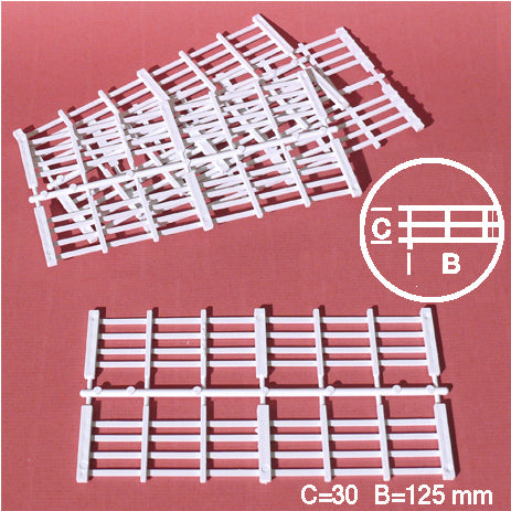 schulcz-building-parts-fence-elements-planks-modellzaun-wei-1-25 image 1