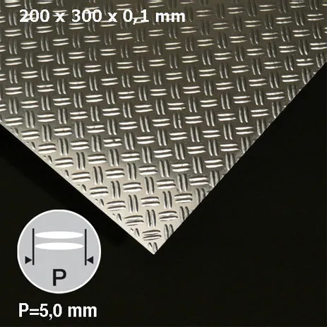 schulcz-building-parts-alu-riffelblechplatte-290x390mm-h-5mm image 1