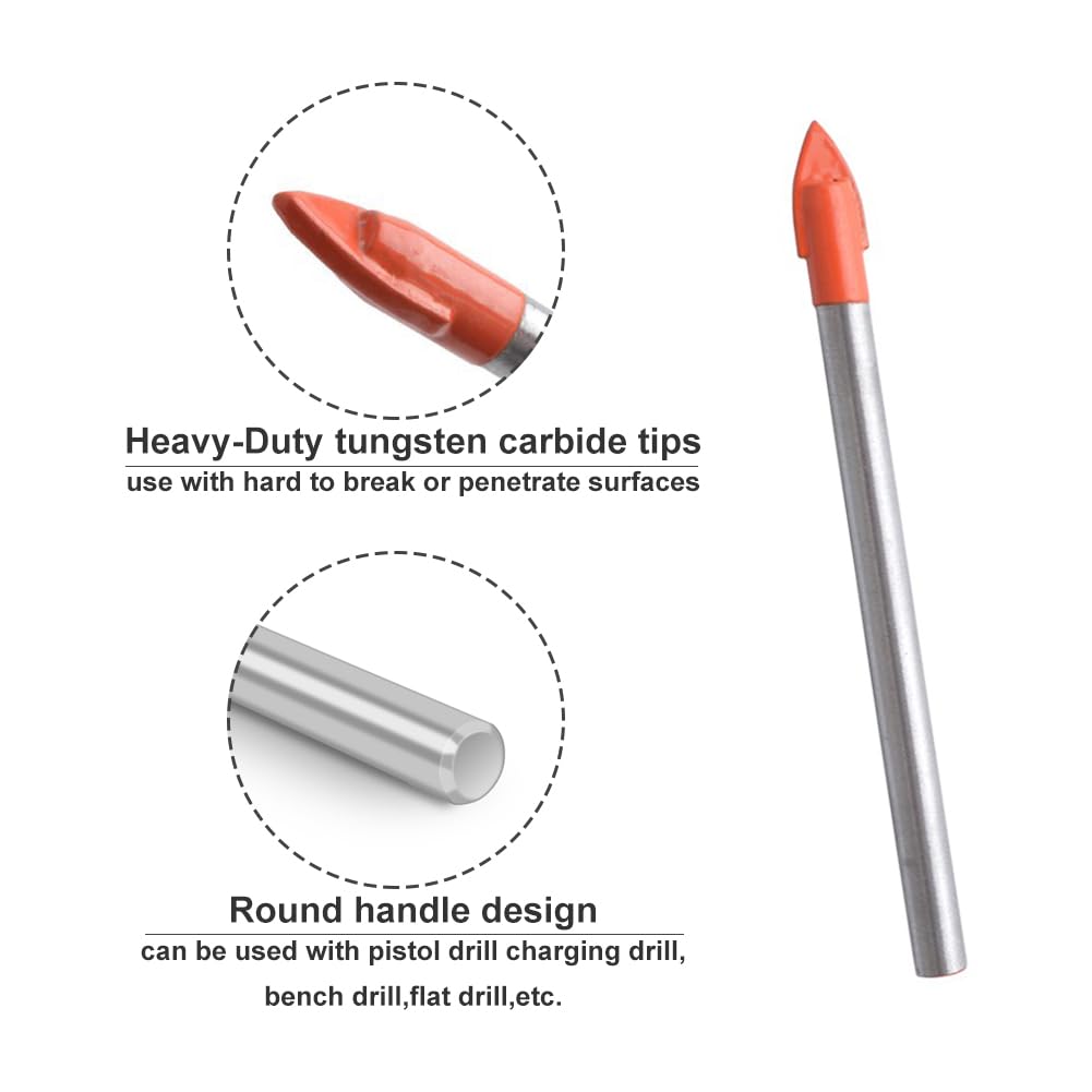 gunpla-drill-bits-glasbohrer-fliesenbohrer-6mm-10-tlg-hartmetall image 3