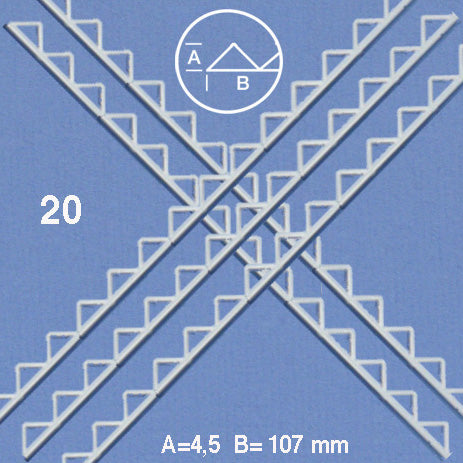 schulcz-building-parts-bogenbinder-h-4-5-mm-bauteil-wei image 1