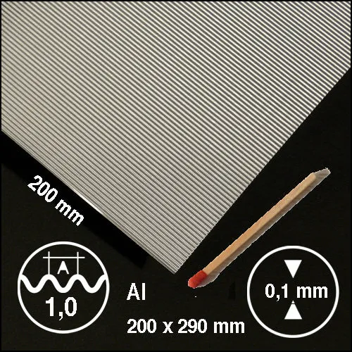 schulcz-sheet-material-wellblech-platte-alu-200x295-mm image 1