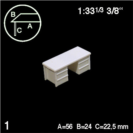 schulcz-furniture-schreibtisch-2-schubladen-modellm-bel-wei-56x24-mm-1-33 image 1