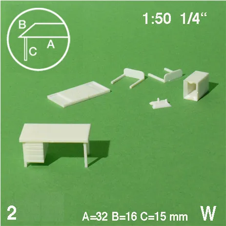 schulcz-furniture-schreibtisch-modellm-bel-1-50-wei-5-tlg image 1