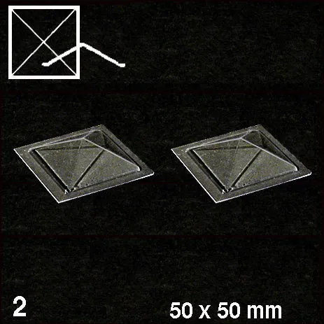 schulcz-building-parts-skylights-pyramid-oberlicht-klar-d-50-mm image 1