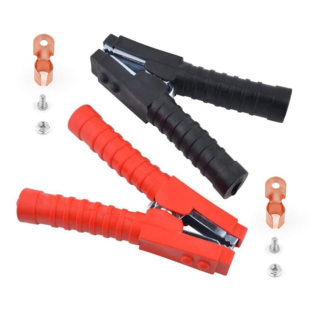 gunpla-krokodilklemmen-600a-isoliert-rot-schwarz-1-paar image 1