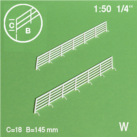 schulcz-building-parts-gel-nder-modellbau-wei-1-50-145-mm image 1