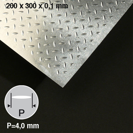 schulcz-building-parts-alu-bulb-plate-riffelblech-alu-290x390-mm image 1