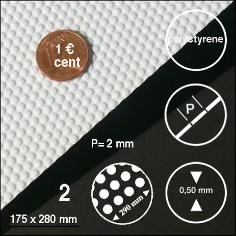 schulcz-sheet-material-golf-ball-dimple-modellbauplatte-wei image 1