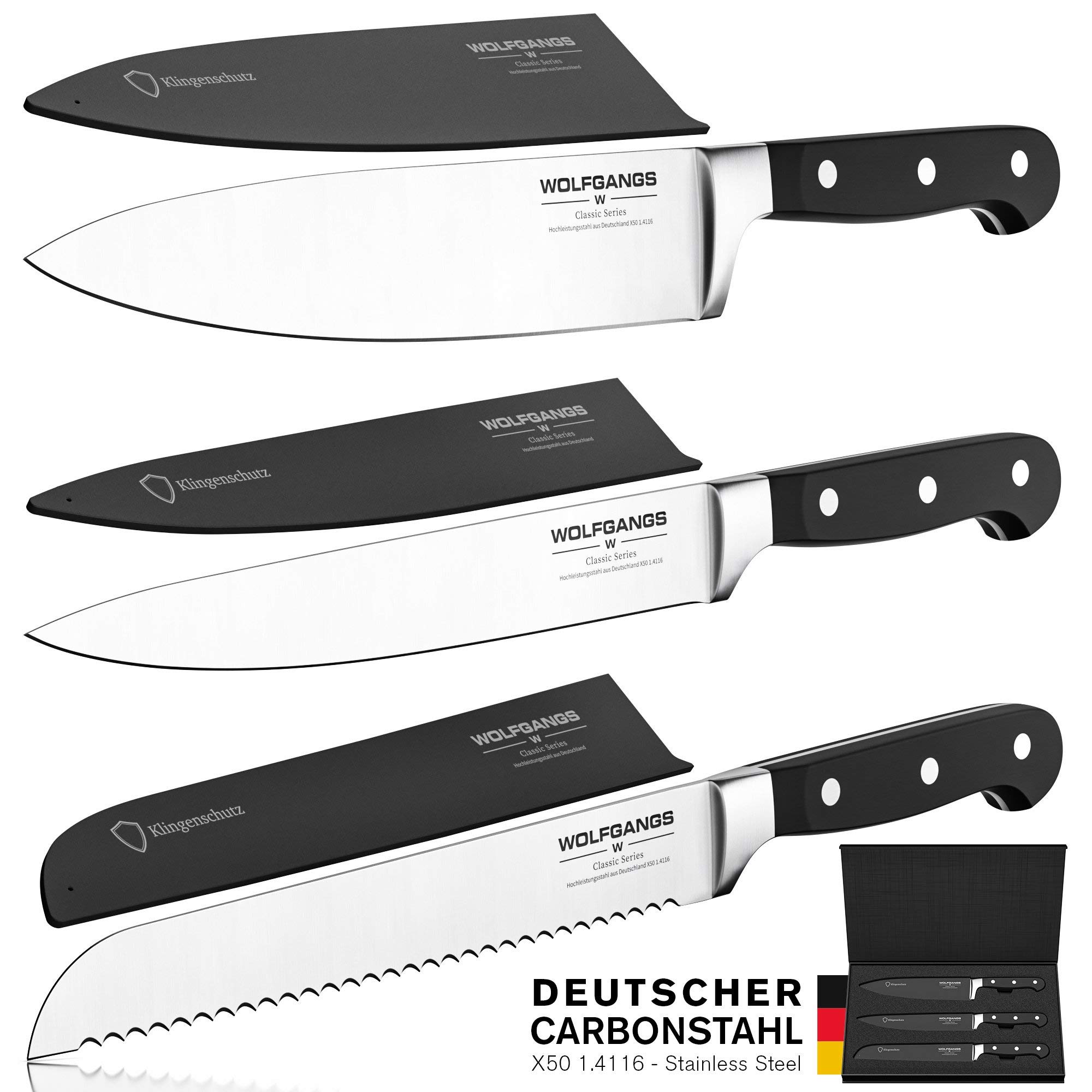 wolfgangs-kochmesser-set-3tlg-edelstahl-schwarz-profi-scharf image 1